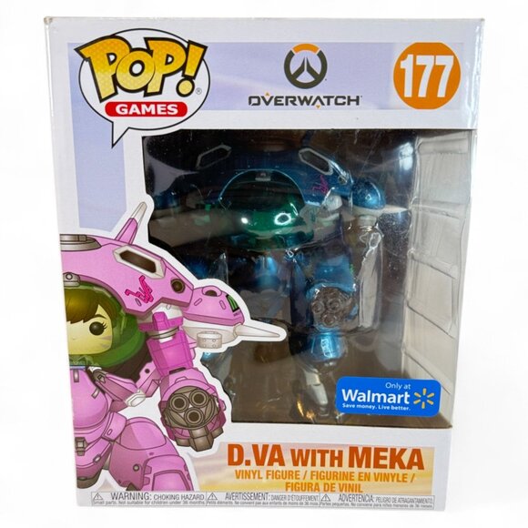 Funko Other - Funko Pop Games Overwatch D.Va & Meka blueberry #177 Exclusive Vinyl Figure